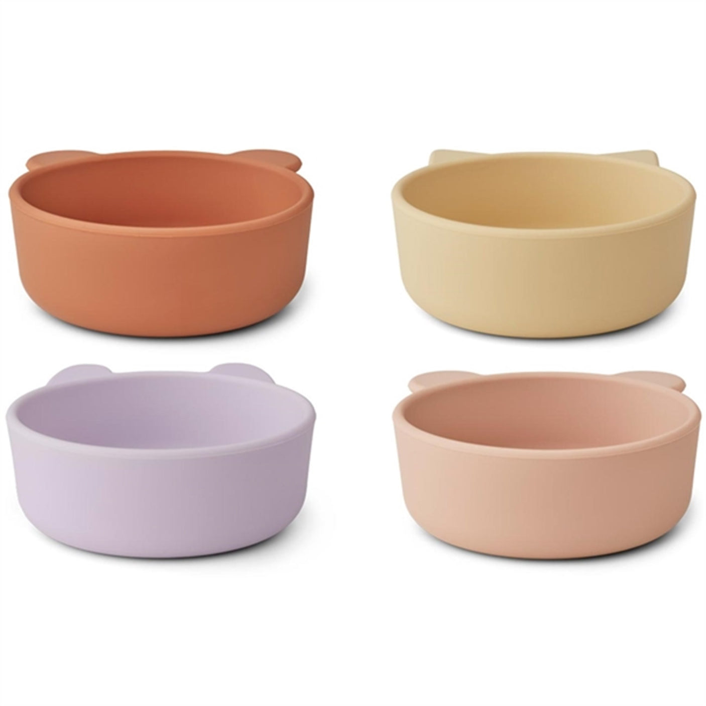 Liewood Iggy Silicone Bowl 4-Pack Light Lavender Mix