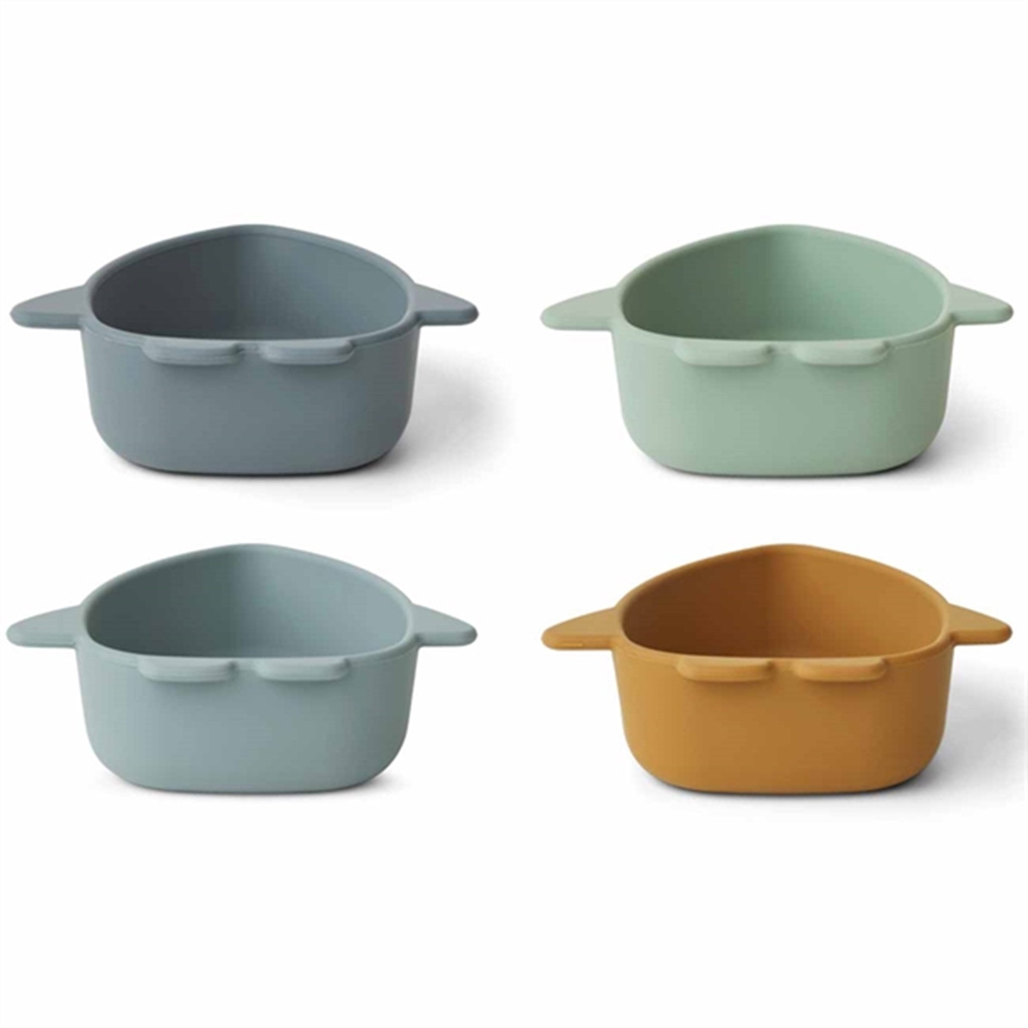 Liewood Iggy Silicone Bowl 4-Pack Space Multi Mix 3