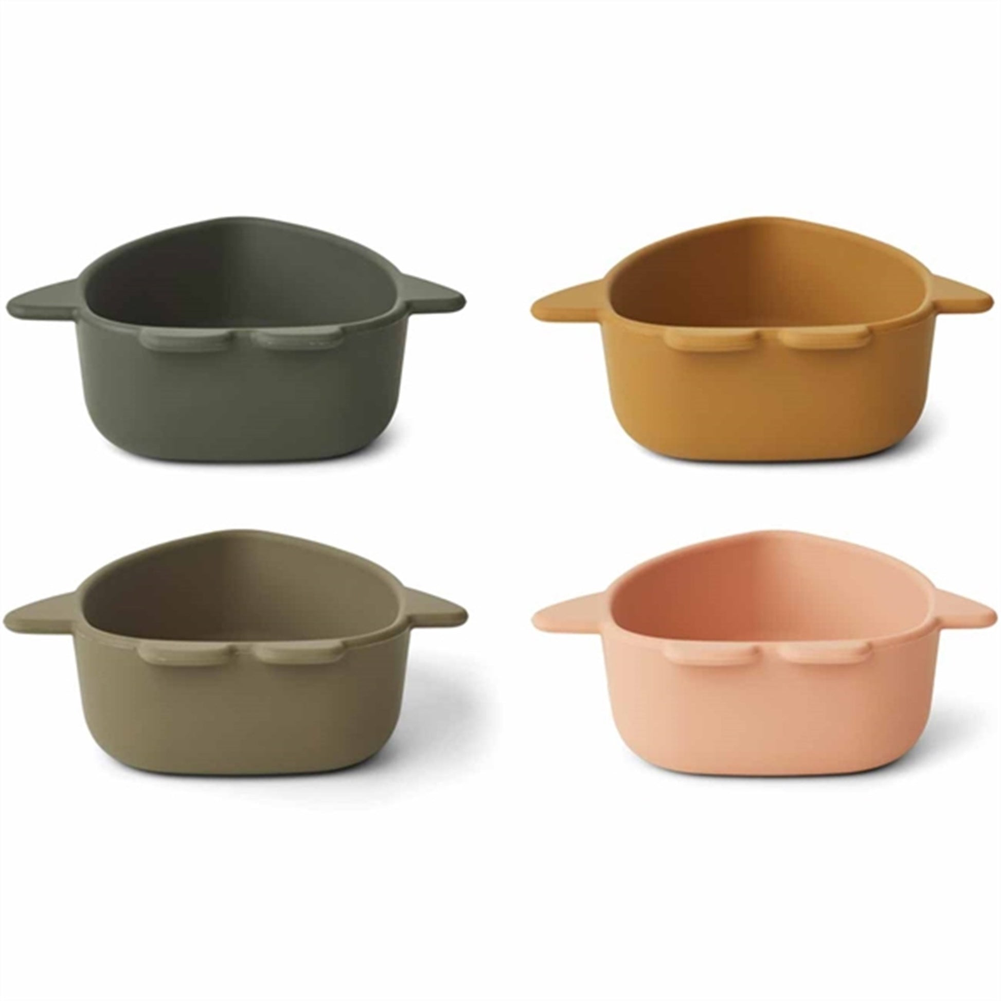 Liewood Malene Silicone Bowls 4-Pack Space Multi Mix