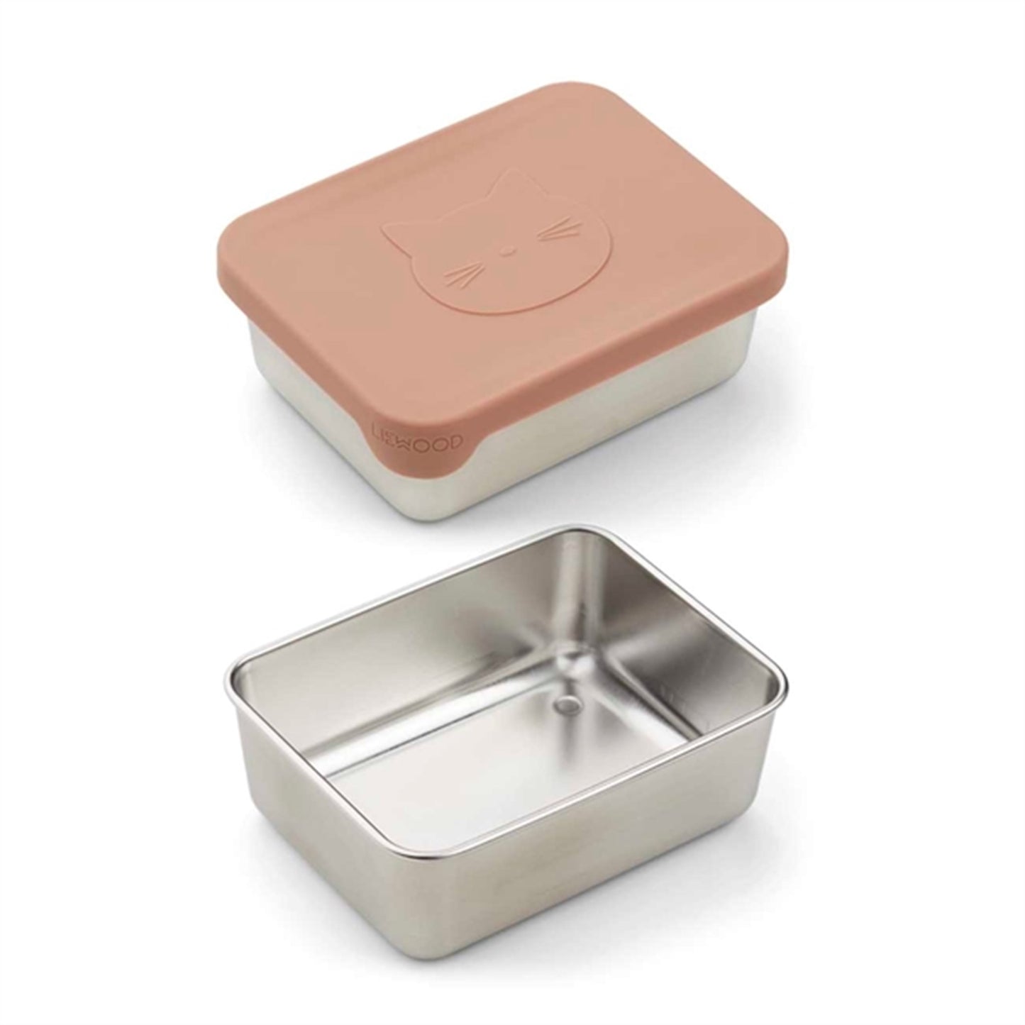 Liewood Ako Snack Box Cat Dark Rose