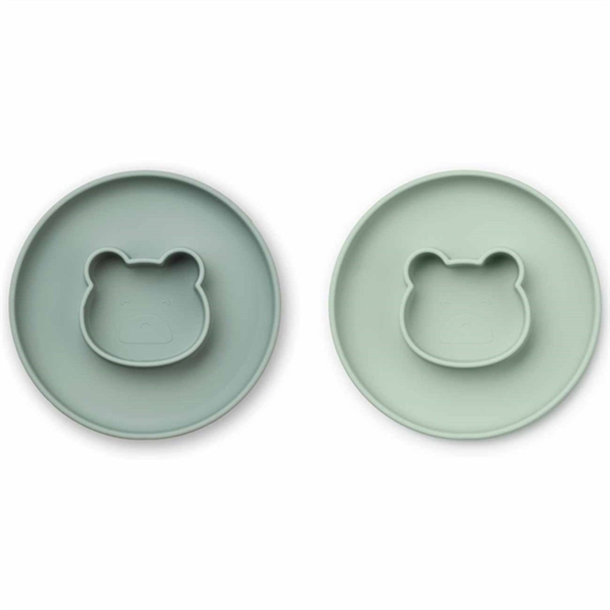 Liewood Gordon Silicone Plate 2-pack Mr Bear Mint Mix