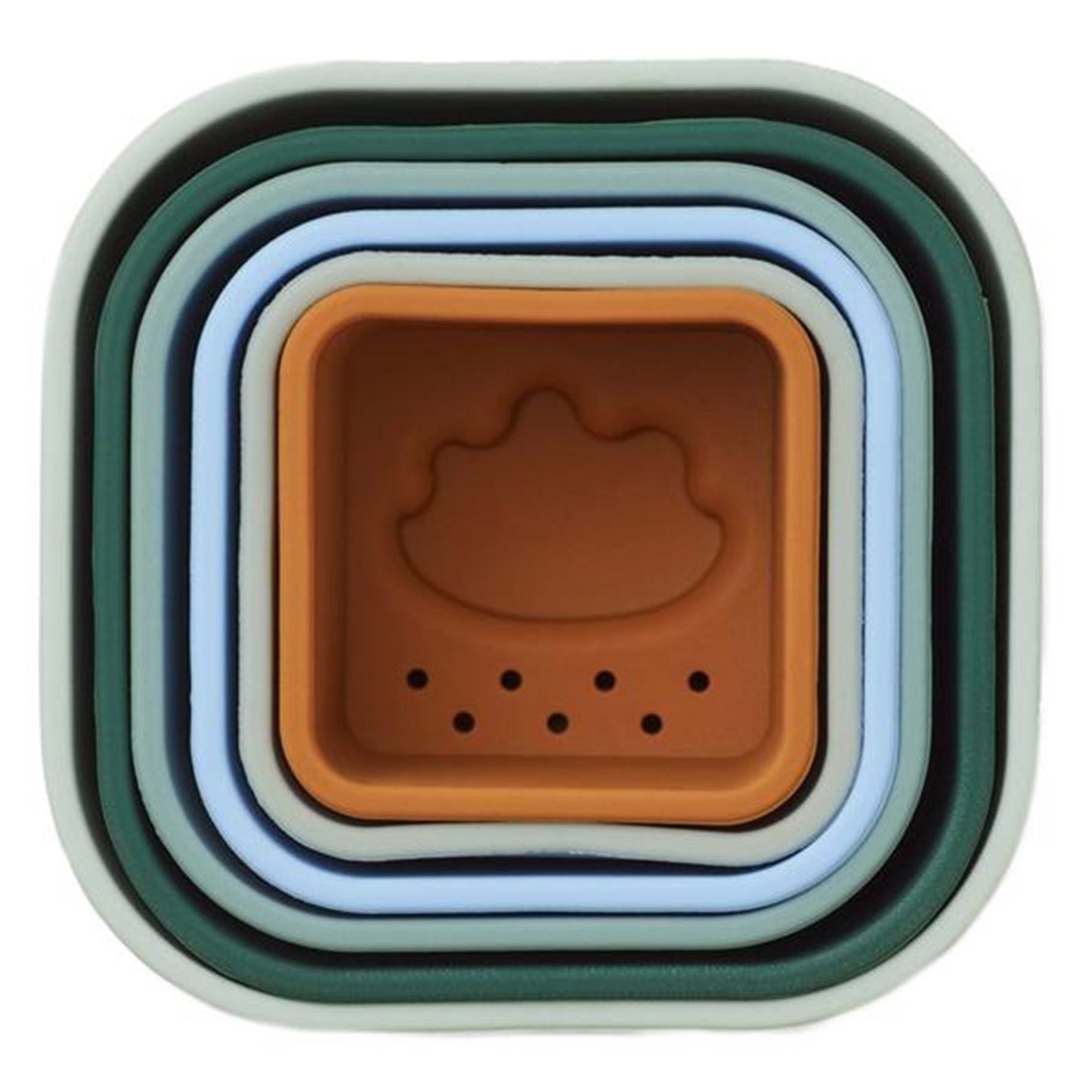 Liewood Zuzu Stacking Cups Dove Blue Multi Mix 2