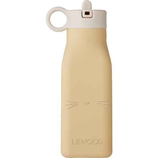 Liewood Warren Water Bottle Cat Wheat Yellow
