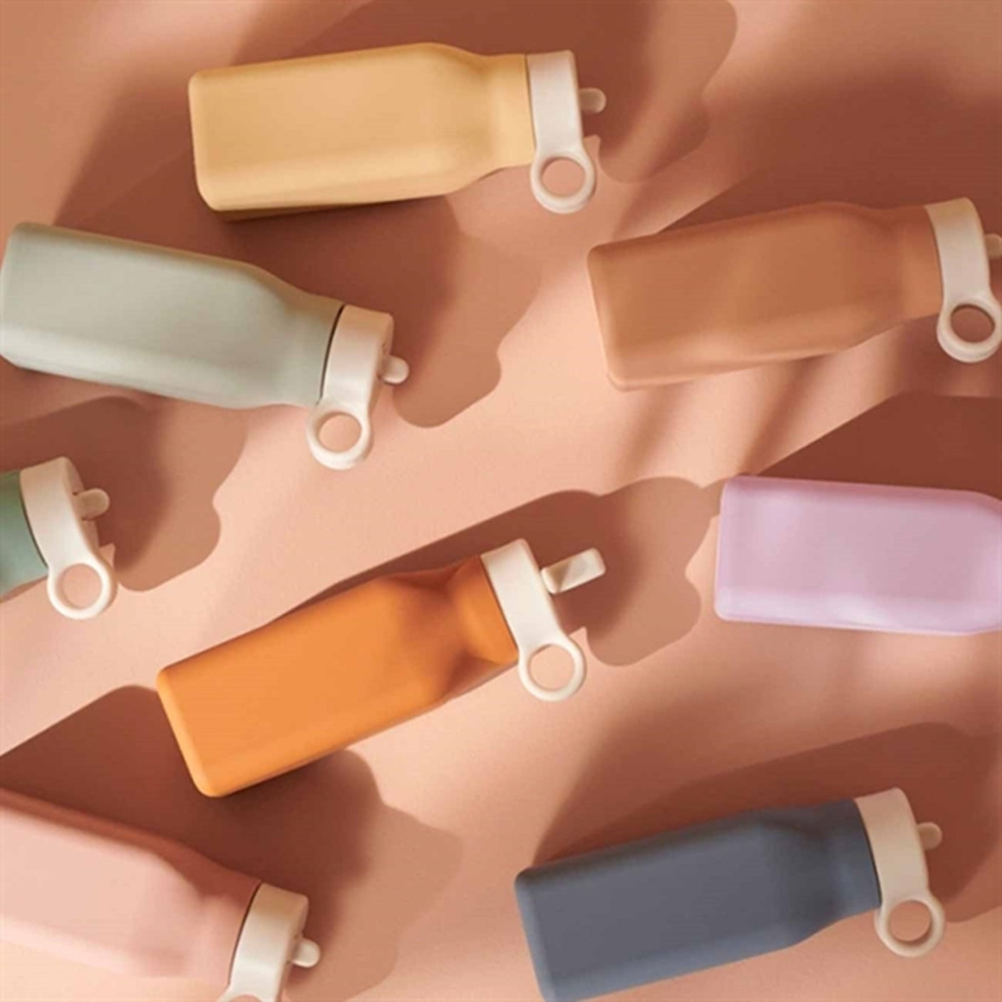 Liewood Warren Water Bottle Dino Blue Wave