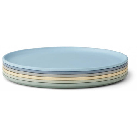 Liewood Logan Plate 6-pack Peppermint Multi Mix