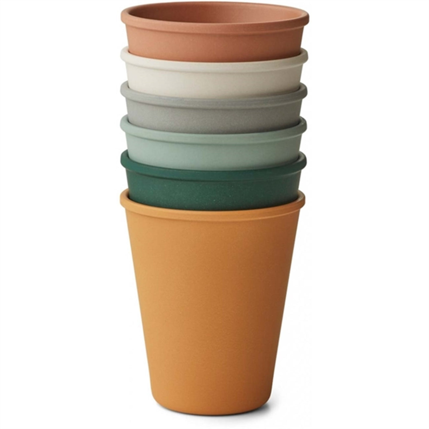 Liewood Carter Cup 6-pack Mustard Multi Mix