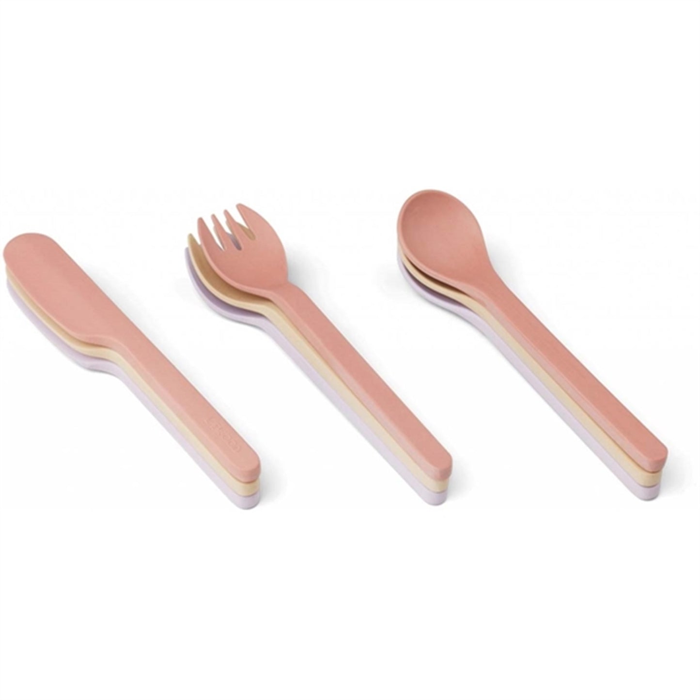 Liewood Ryan Cutlery 9-Pak Light Lavender Multi Mix