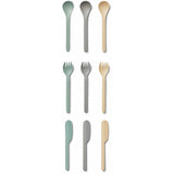 Liewood Ryan Cutlery 9-Pack Peppermint Multi Mix