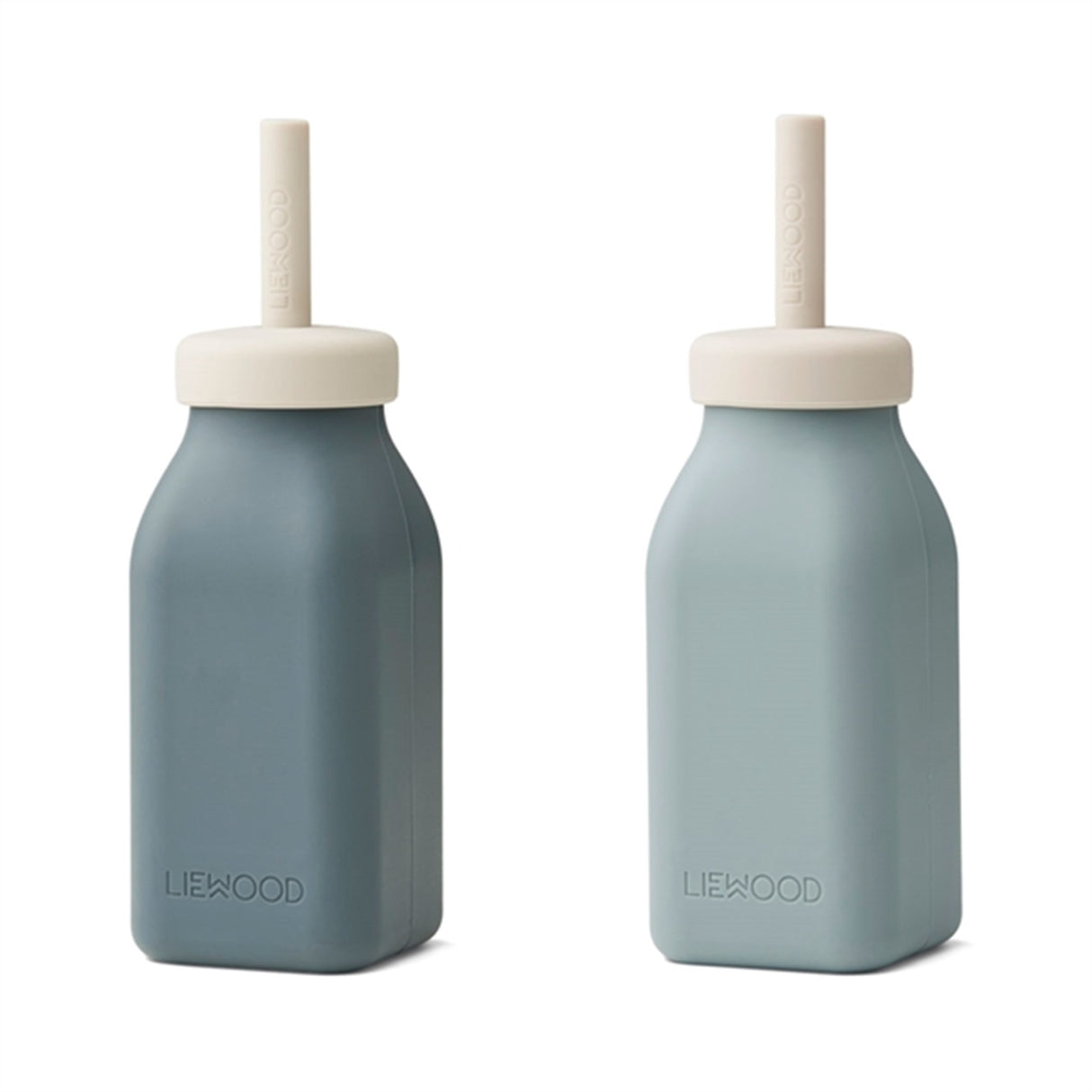 Liewood Erika Milkshake Bottle 2-Pack Blue Mix