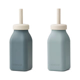 Liewood Erika Milkshake Bottle 2-Pack Blue Mix