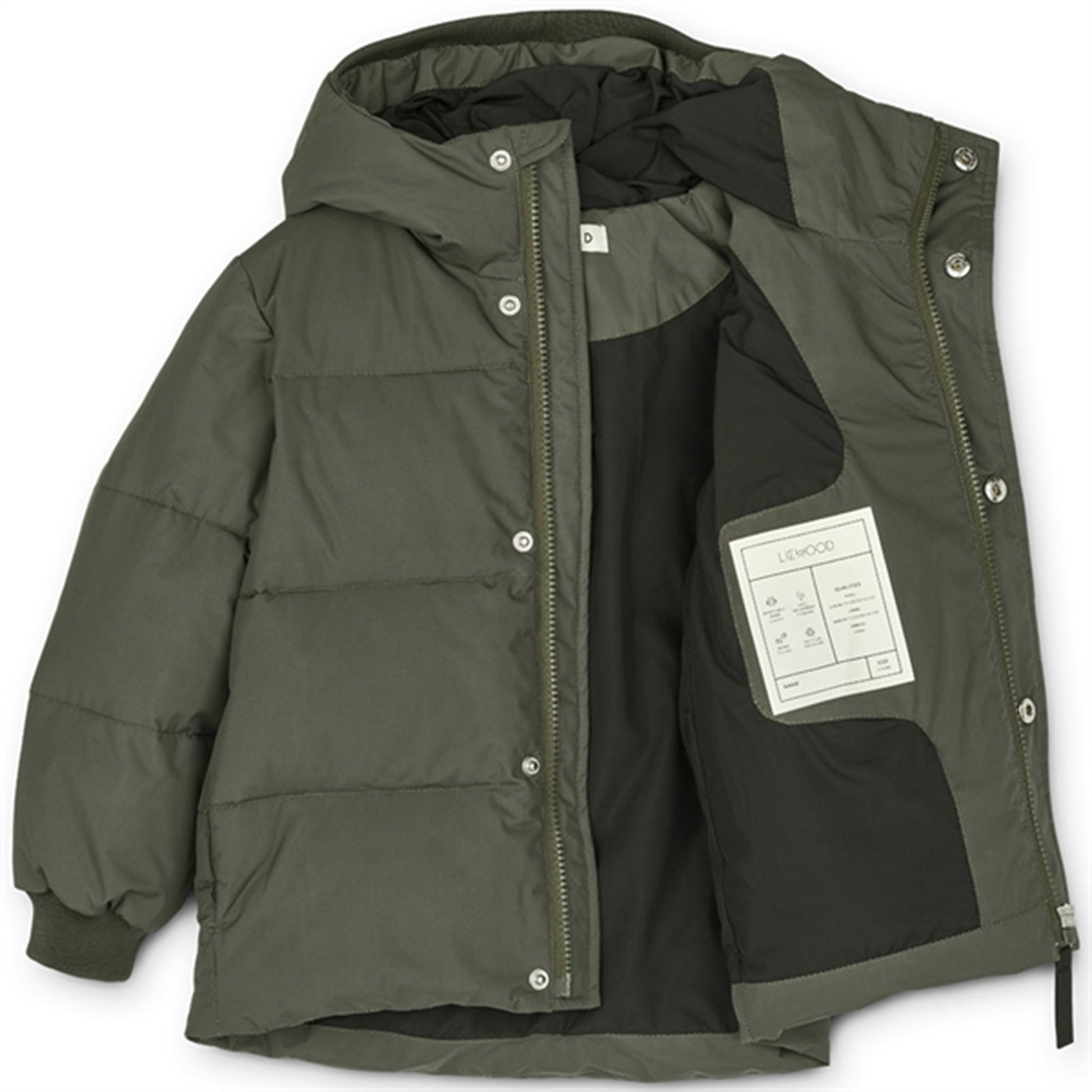 Liewood Palle Puffer Jacket Hunter Green