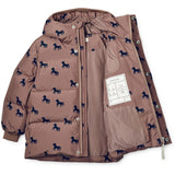 Liewood Palle Puffer Down Jacket Horses / Dark Rosetta