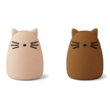 Liewood Callie Night Light 2-pack Cat Rose/Golden Caramel