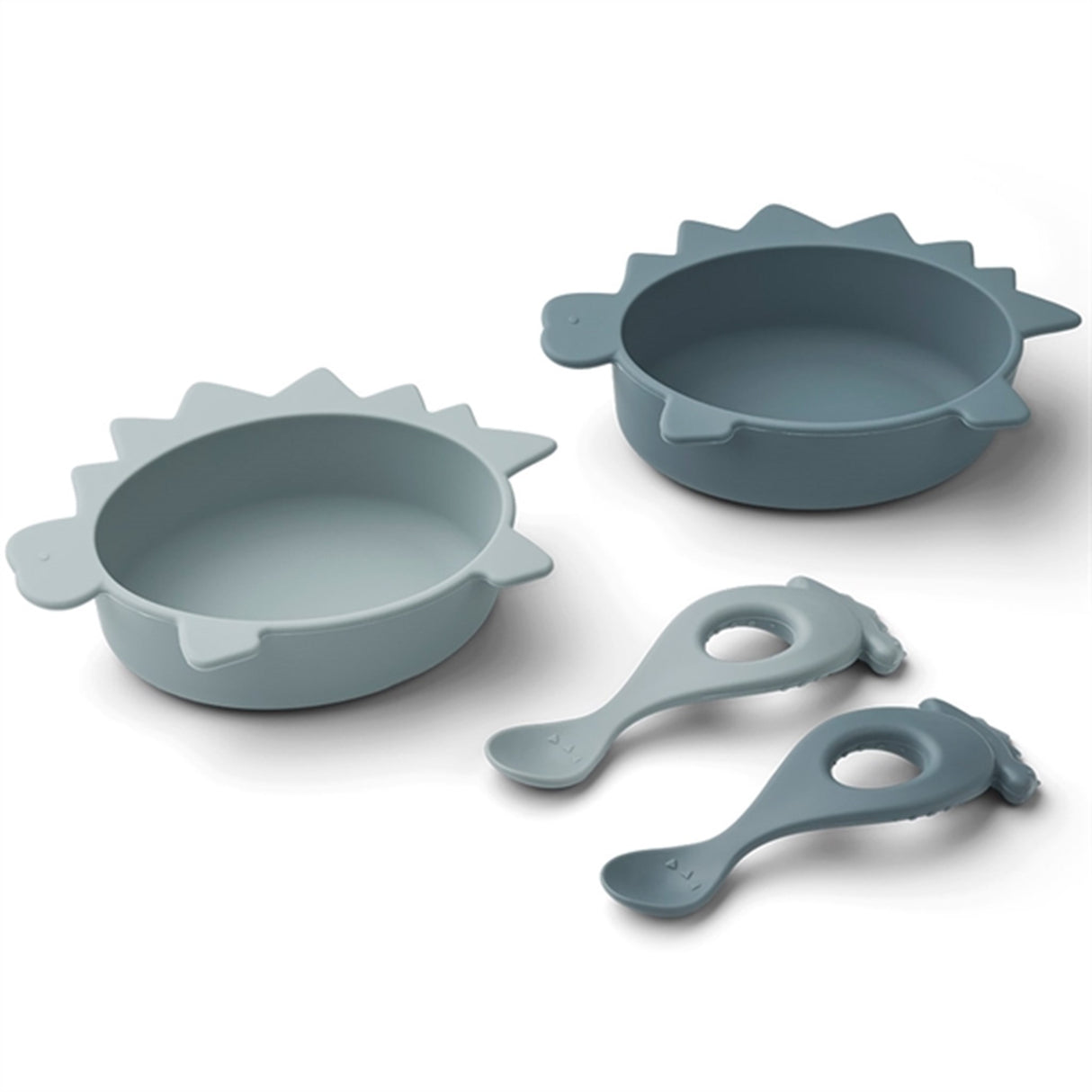 Liewood Evan Silicone Set 2-Pack Dino Blue Mix