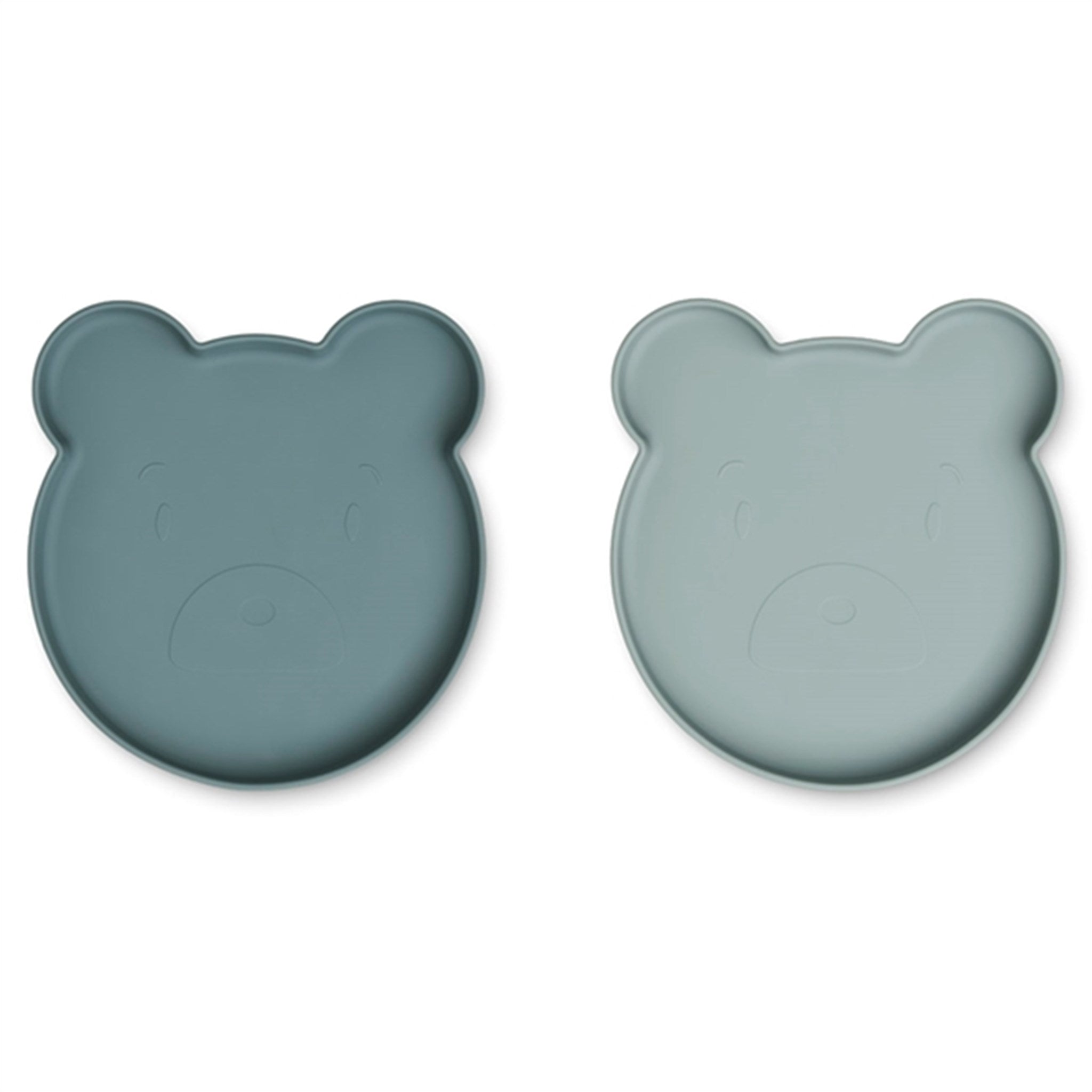Liewood Marty Plate 2-Pack Mr Bear Blue Mix