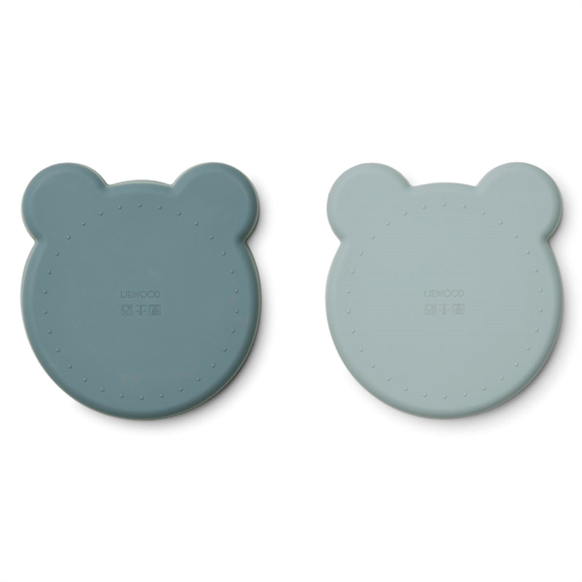 Liewood Marty Plate 2-Pack Mr Bear Blue Mix