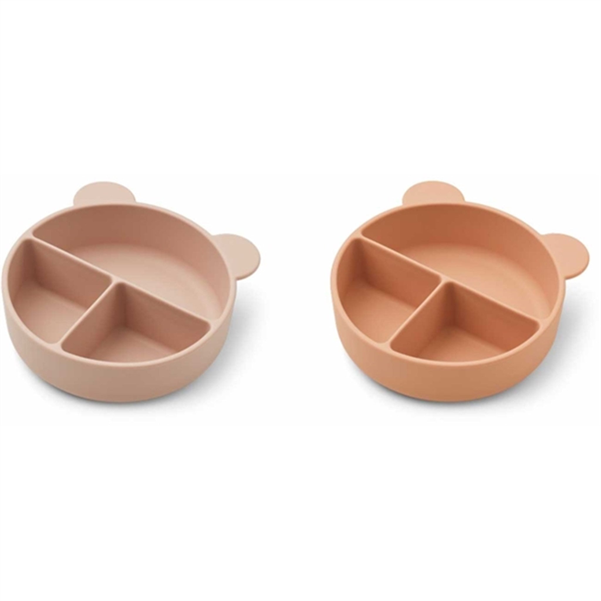 Liewood Conny Silicone Divider Bowls 2-pack Rose Mix