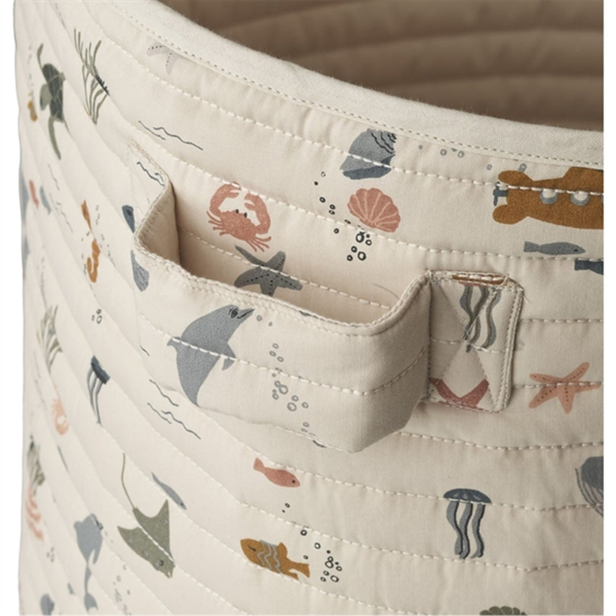 Liewood Lia Quilted Basket Sea Ceratures Sandy Mix