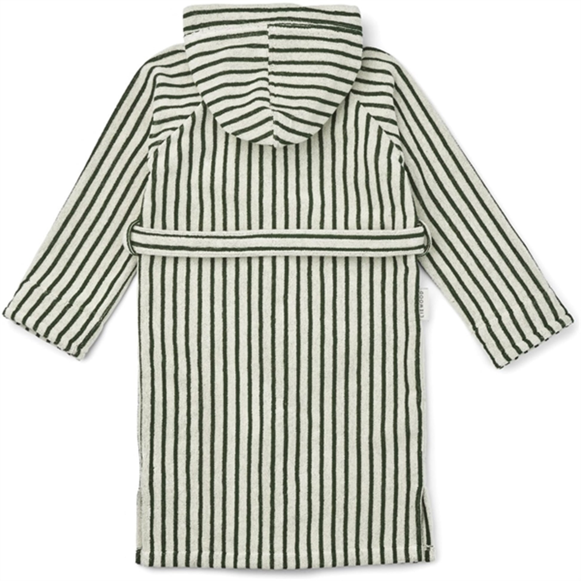 Liewood Leo Bathrobe Y/D Stripes Garden Green/Creme De La Creme
