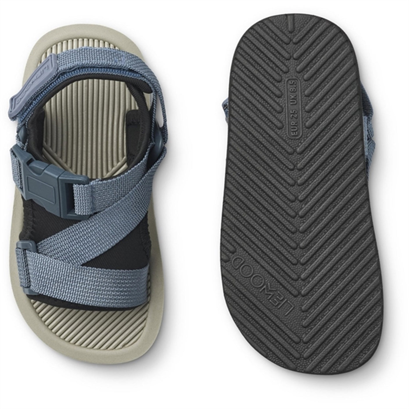 Liewood Bruce Sandales Whale Blue Mix