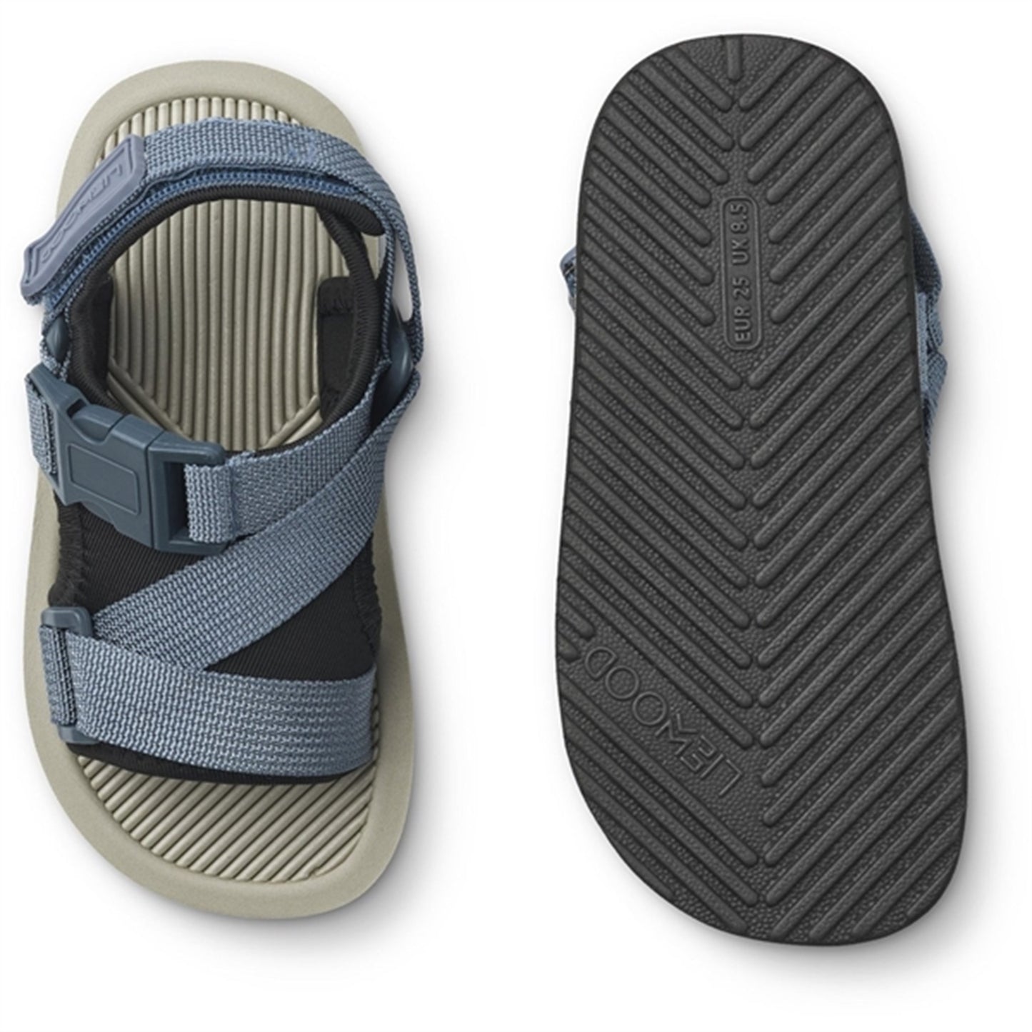 Liewood Bruce Sandales Whale Blue Mix