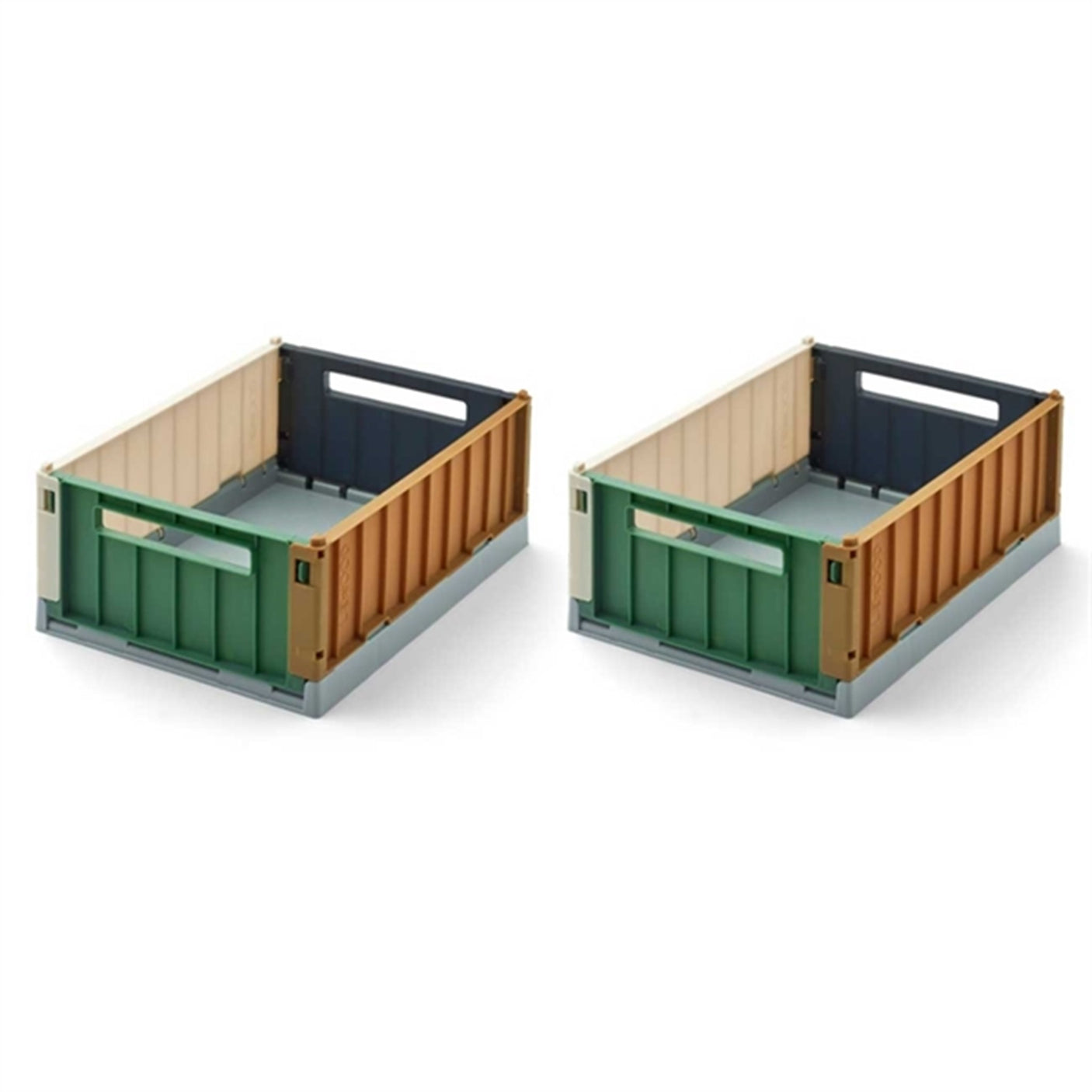 Liewood Weston Storage Box S Sea Blue Mix 2-Pack