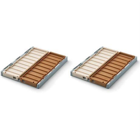 Liewood Weston Storage Box S Sea Blue Mix 2-Pack 2