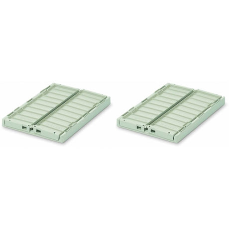 Liewood Weston Storage Box S Dusty Mint 2-Pack