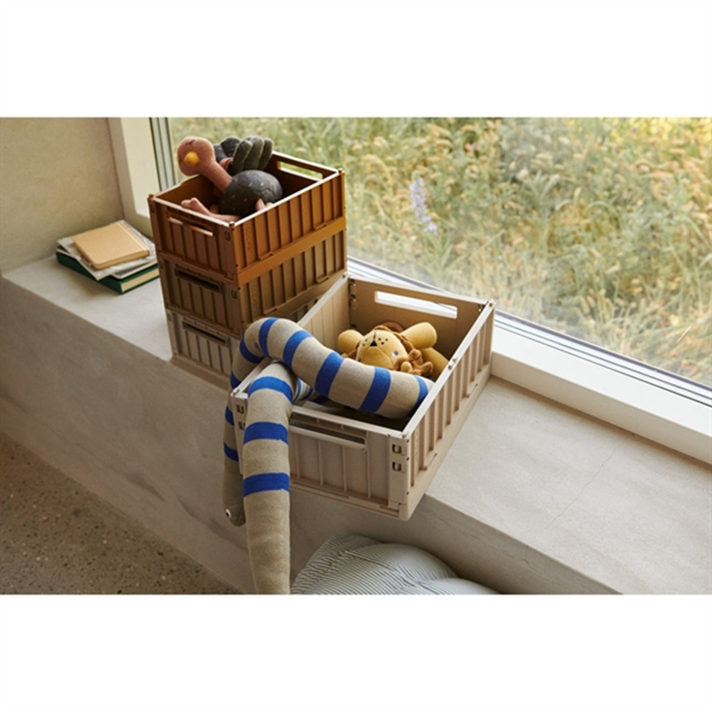 Liewood Weston Storage Box M Sandy 2-Pack