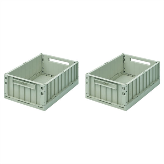 Liewood Weston Storage Box M Peppermint 2-Pack