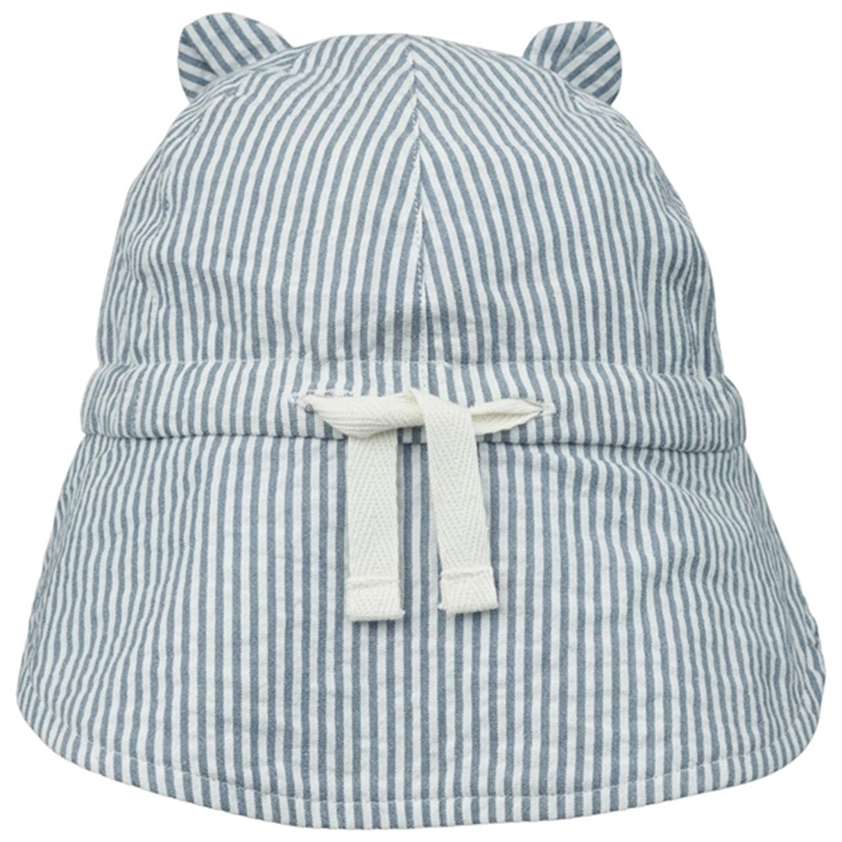 Liewood Gorm Sun Hat Stripe Blue Wave/Creme de la Creme