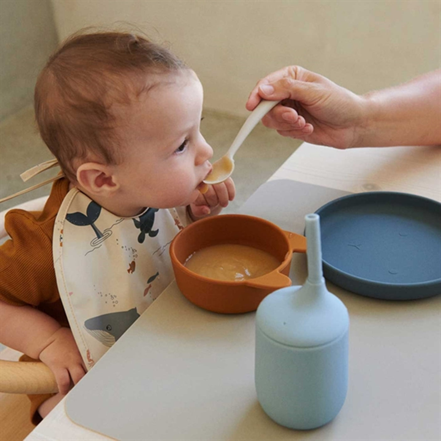 Liewood Lai Bib Aussie/Sea Shell Mix 4