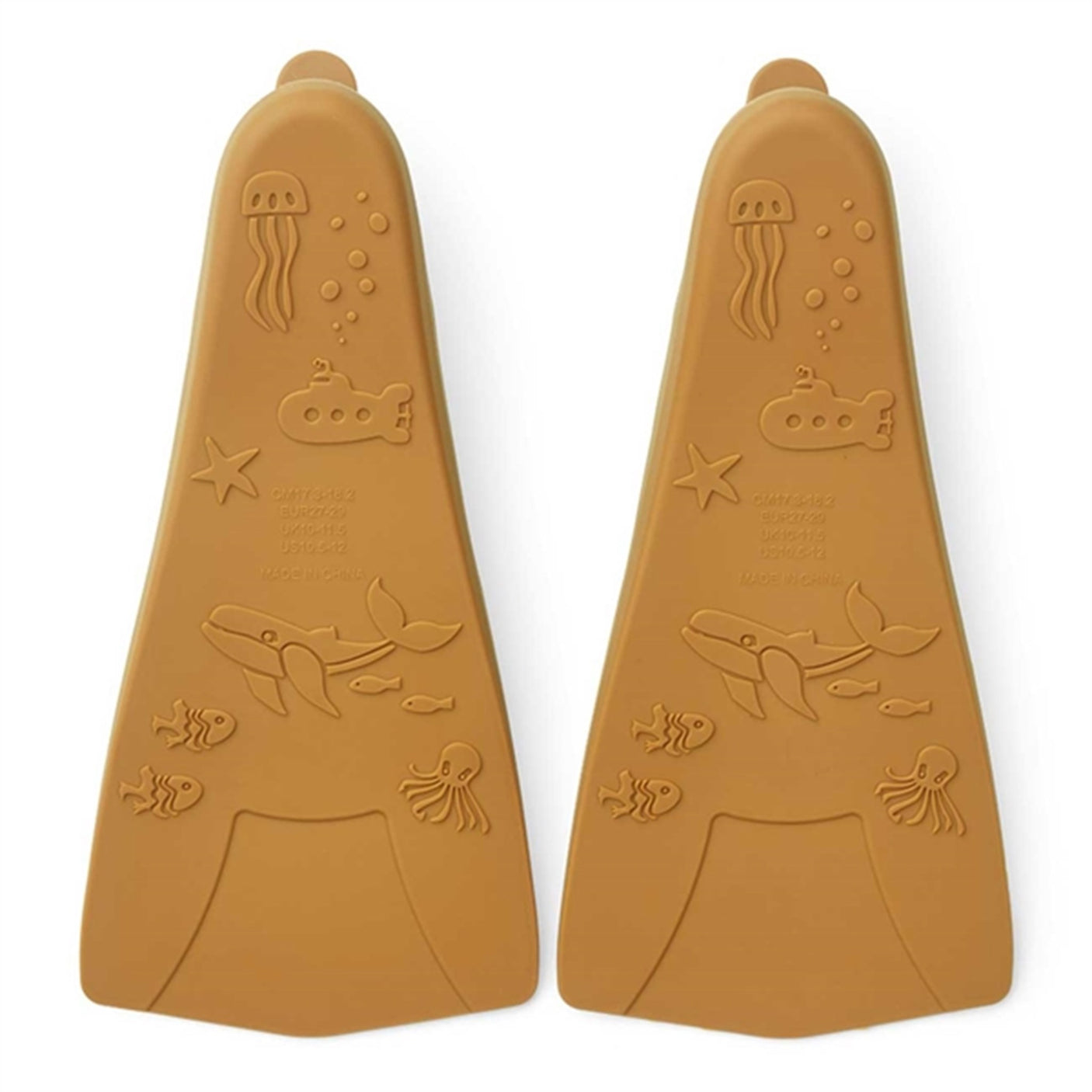 Liewood Gustav Swim Fins Golden Caramel