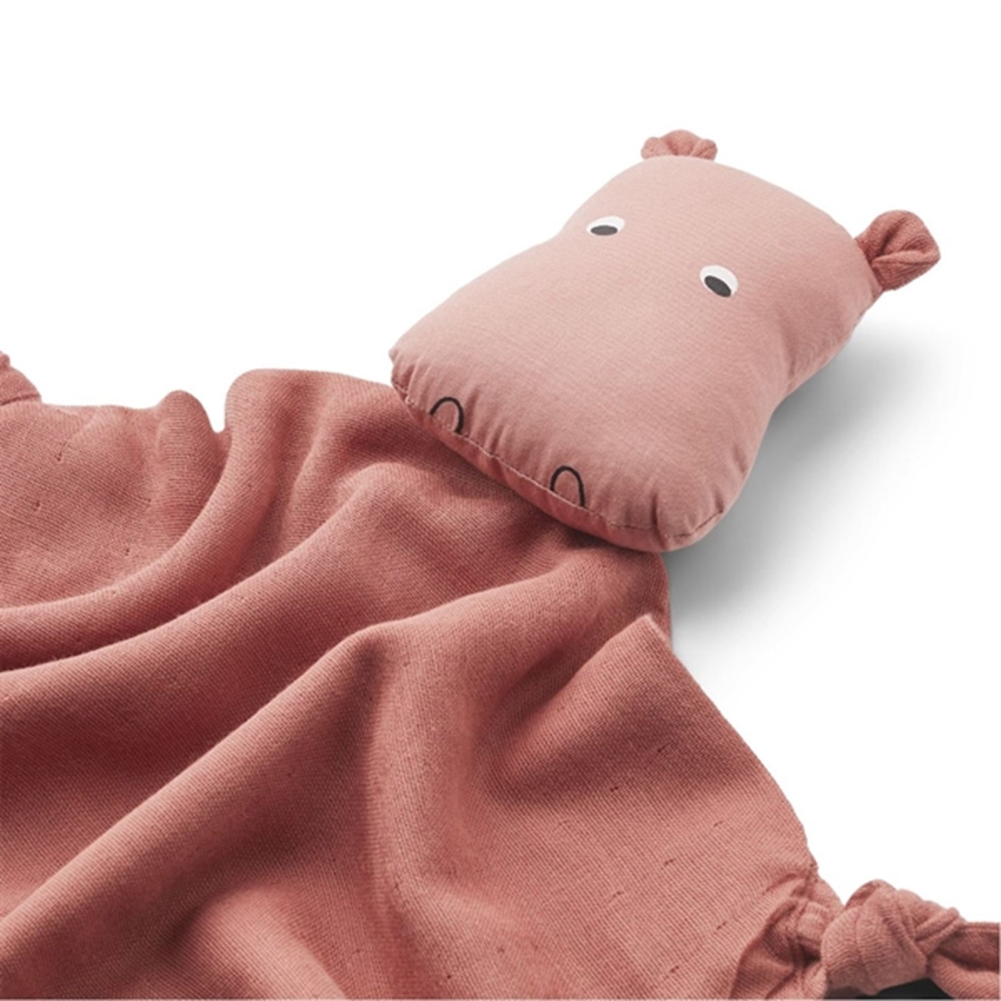 Liewood Agnete Cuddle Cloth Hippo / Dusty Raspberry Mix