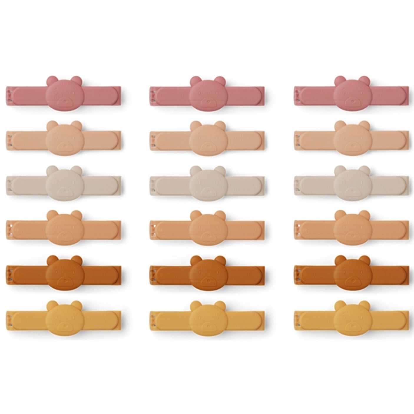 Liewood Gonzo Bag Clips Mr Bear/Rose Multi Mix