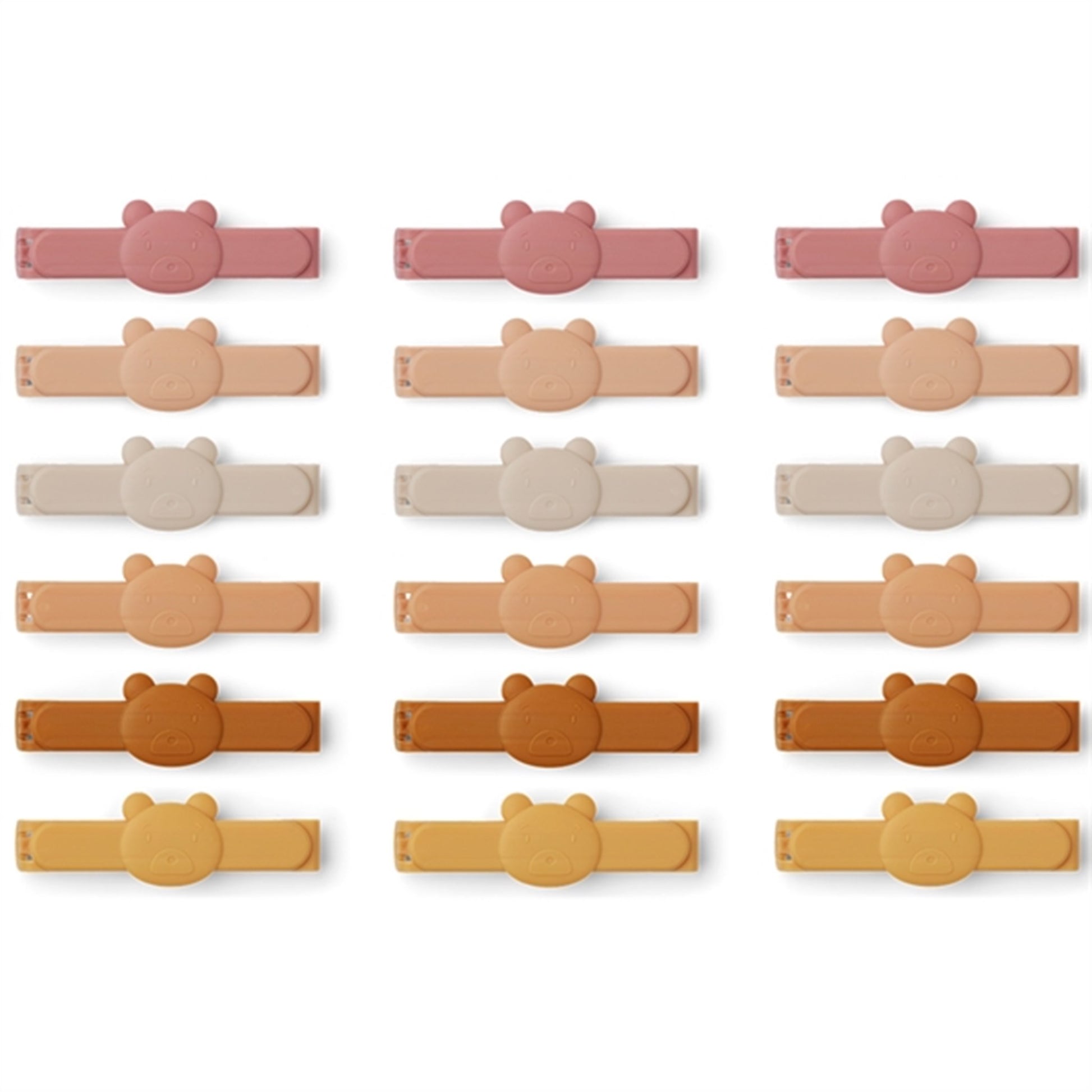 Liewood Gonzo Bag Clips Mr Bear/Rose Multi Mix