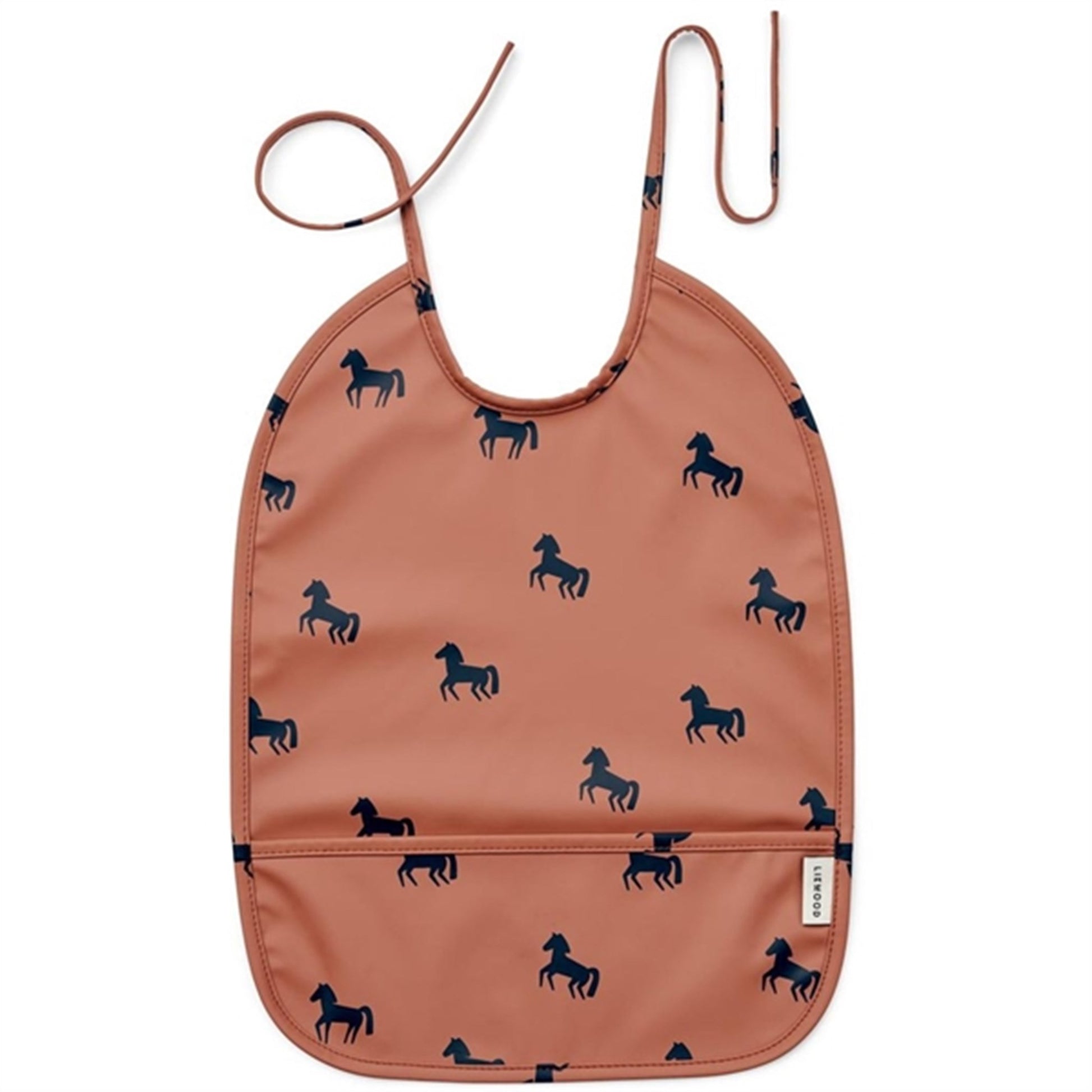 Liewood Lai Bib Horses/Dark Rosetta