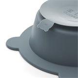 Liewood Peony Suction Bowl 2-pack Sea Blue/Whale Blue mix