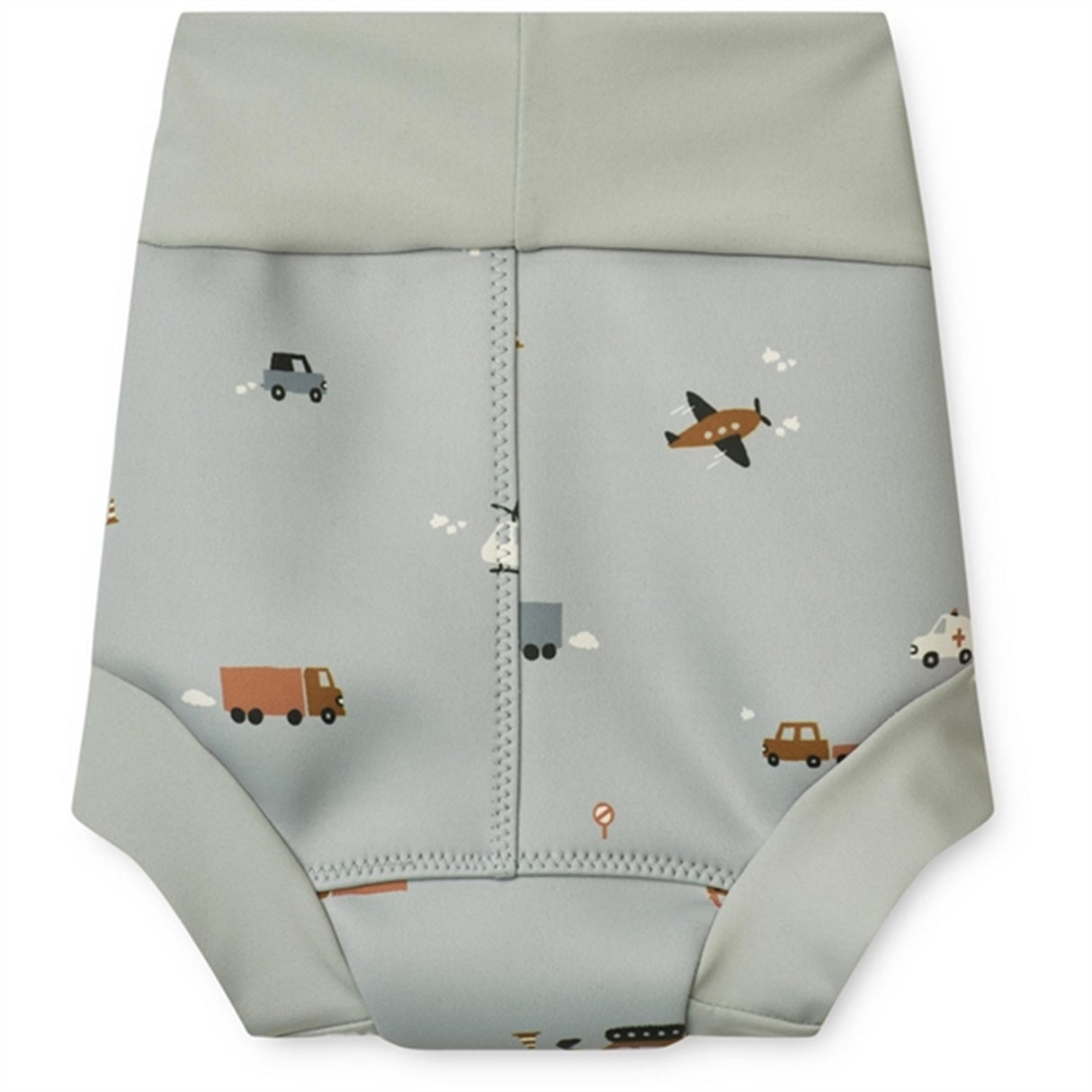 Liewood Valentin Nappy Swim Pants Vehicles/Dove Blue