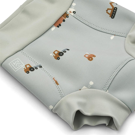 Liewood Valentin Nappy Swim Pants Vehicles/Dove Blue