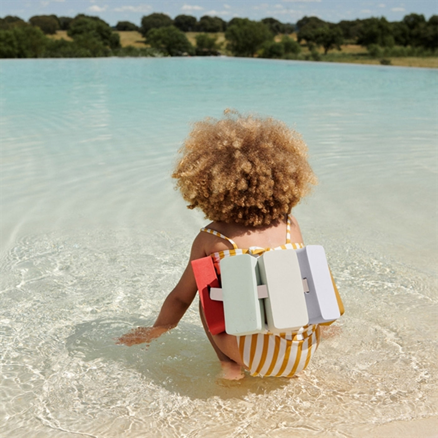 Liewood Payton Swim Belt Apple Red Multi Mix