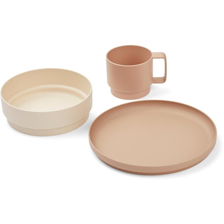 Liewood Walt Dinner Set Rose Mix