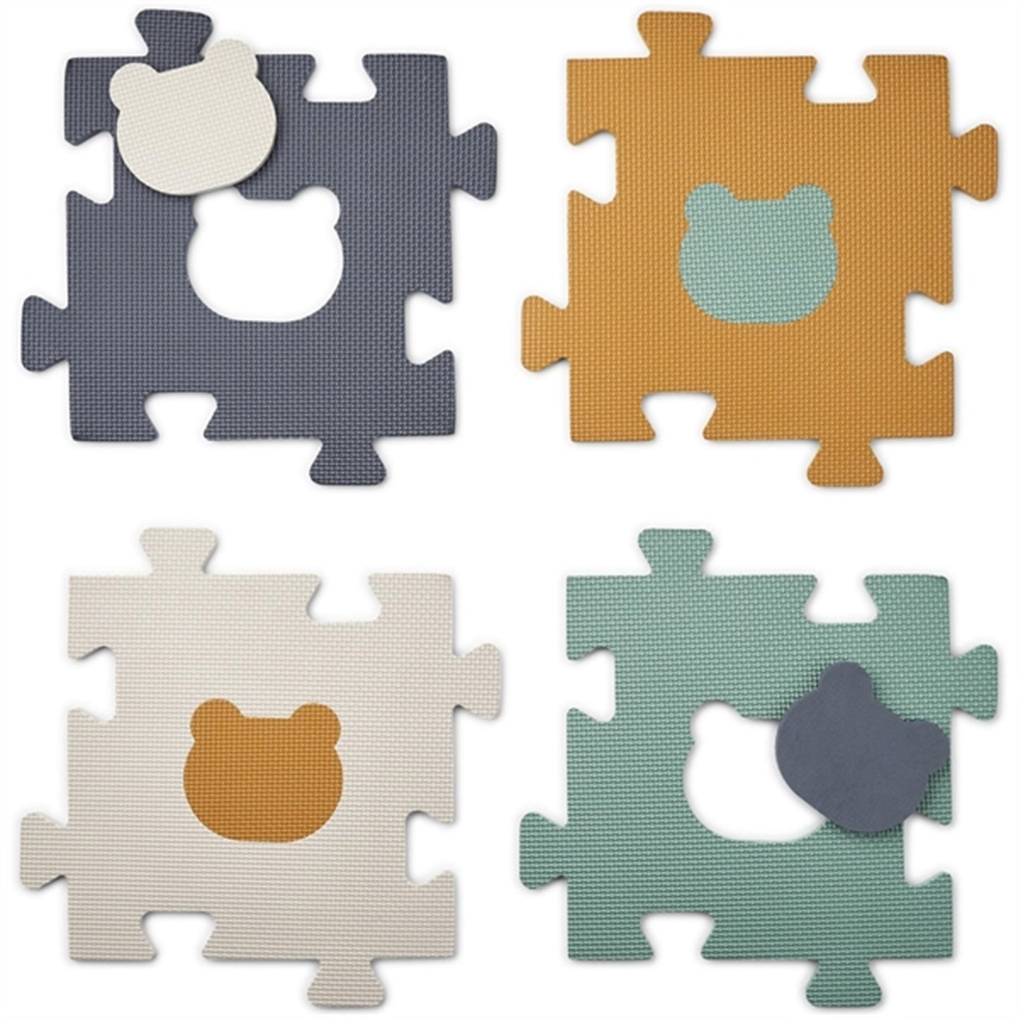 Liewood Ernesto Floor Mat Whale Blue Multi Mix