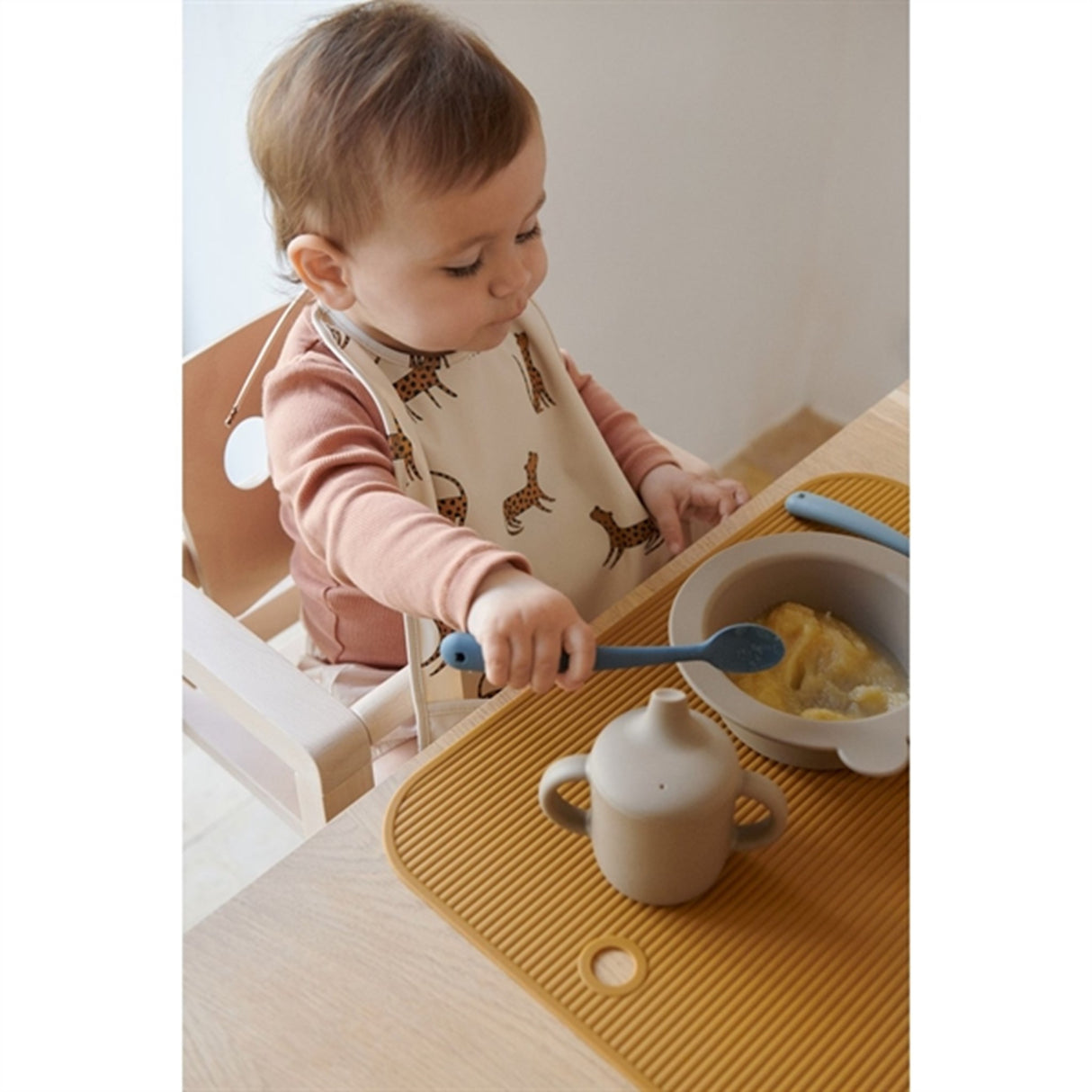 Liewood Shea Feeding Set 4-Pack Whale Blue Multi Mix