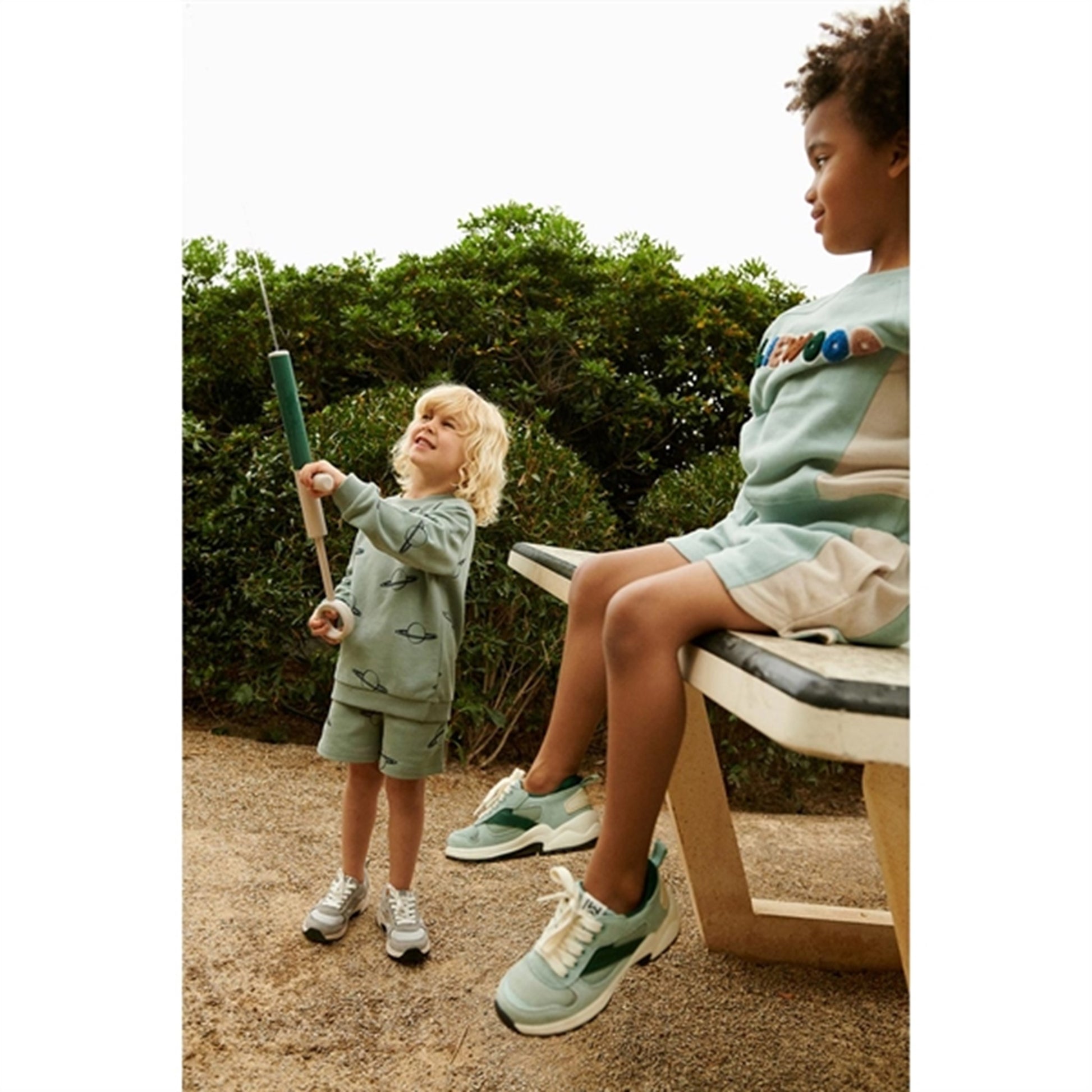 Liewood Planets/Peppermint Thora Printed Sweatshirt