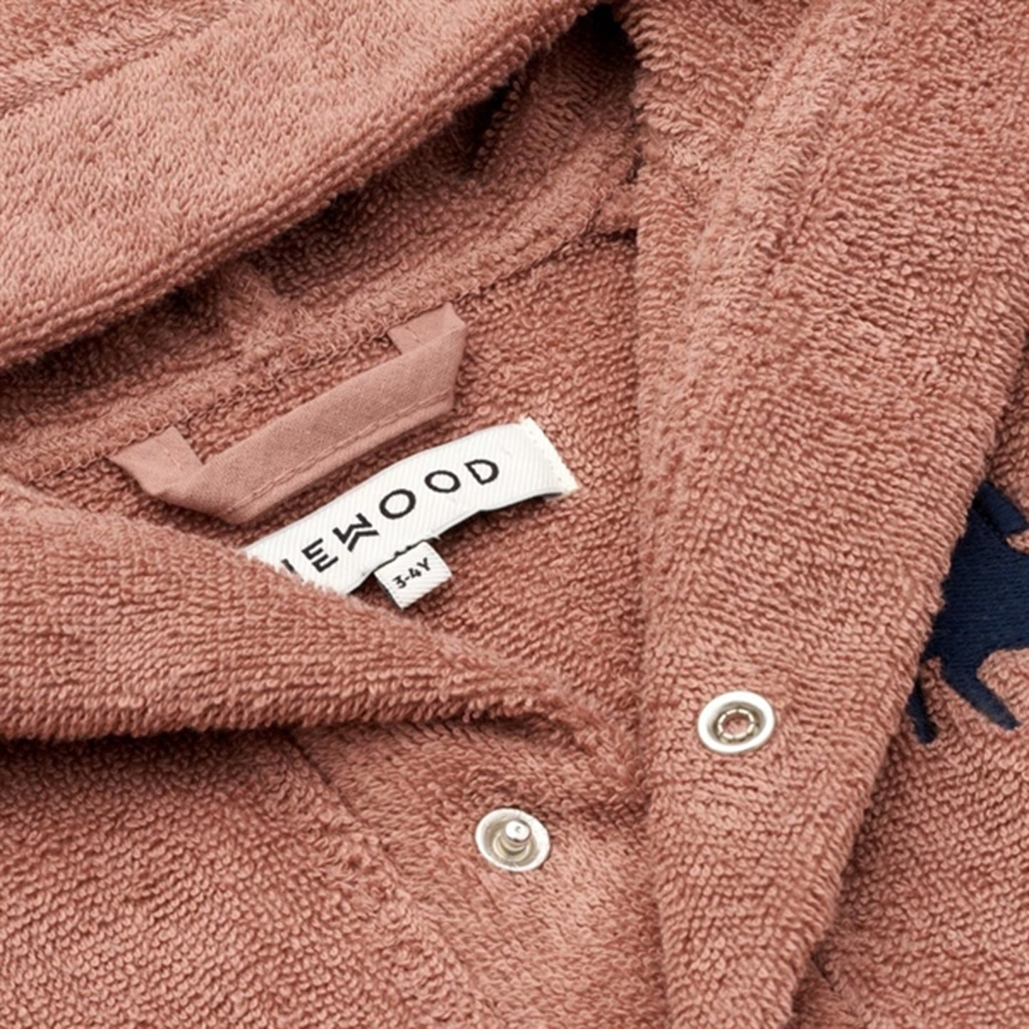 Liewood Kenna Bathrobe Horses/Dark Rosetta