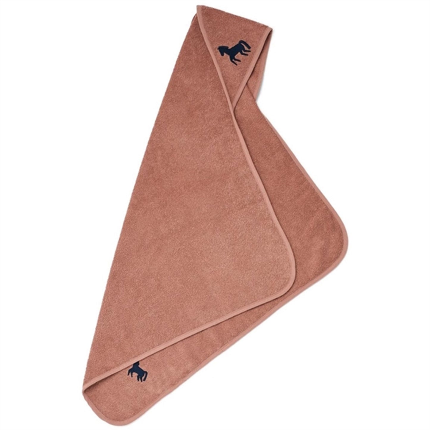 Liewood Batu Baby Hooded Towel Horses/Dark Rosetta