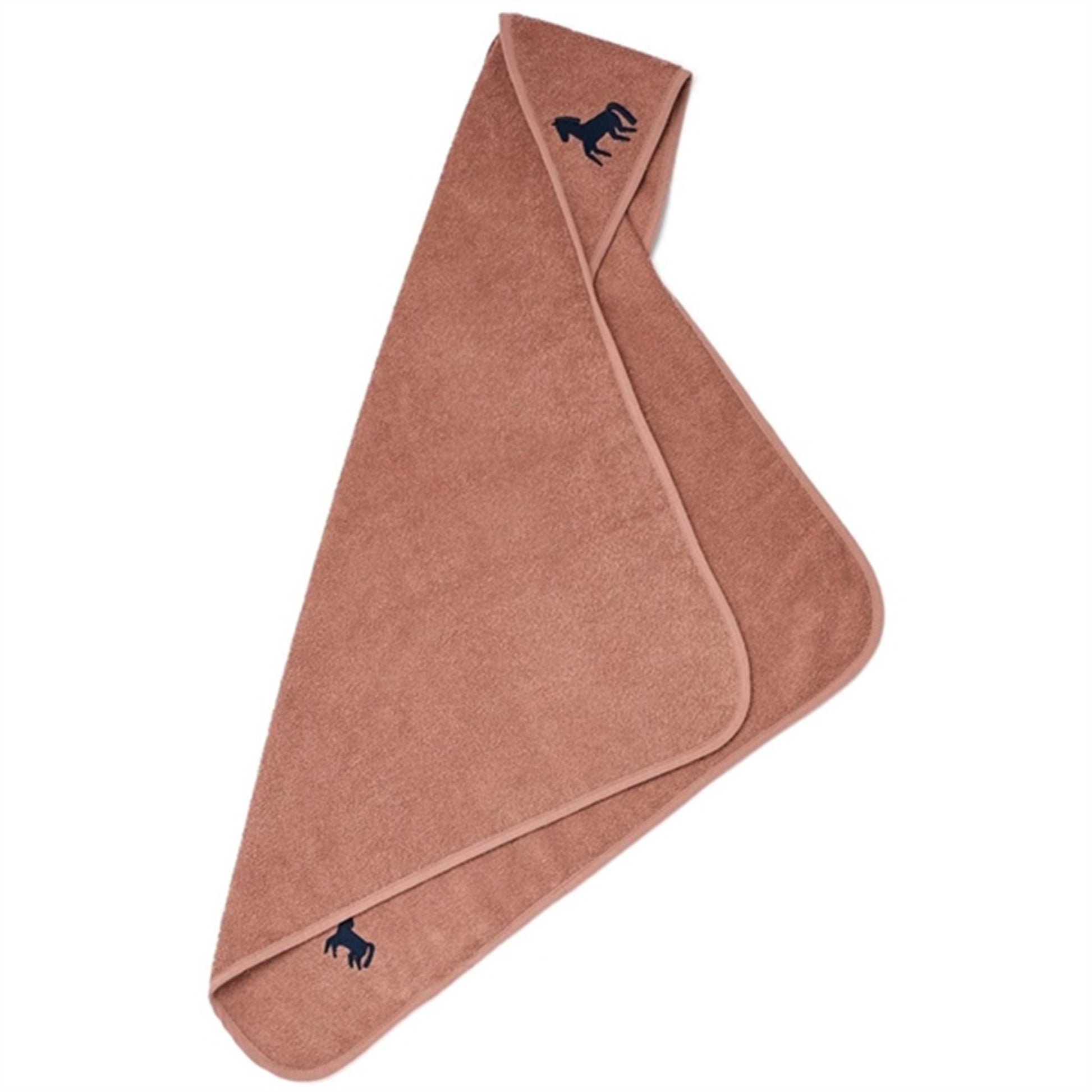 Liewood Batu Baby Hooded Towel Horses/Dark Rosetta