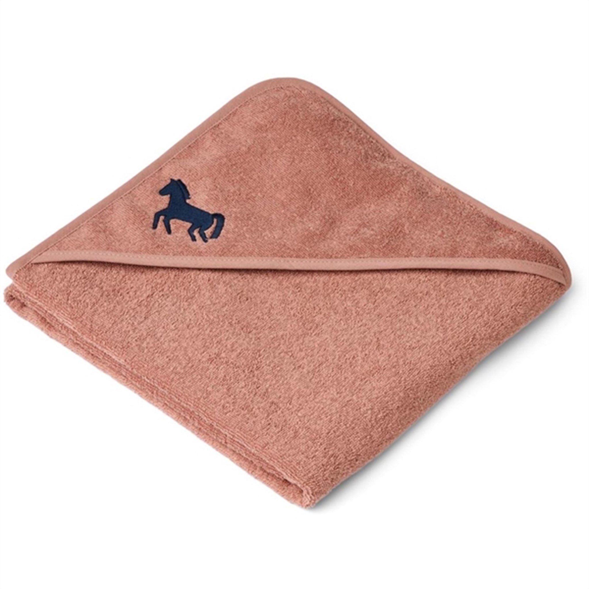 Liewood Goya Hooded Towel Horses/Dark Rosetta