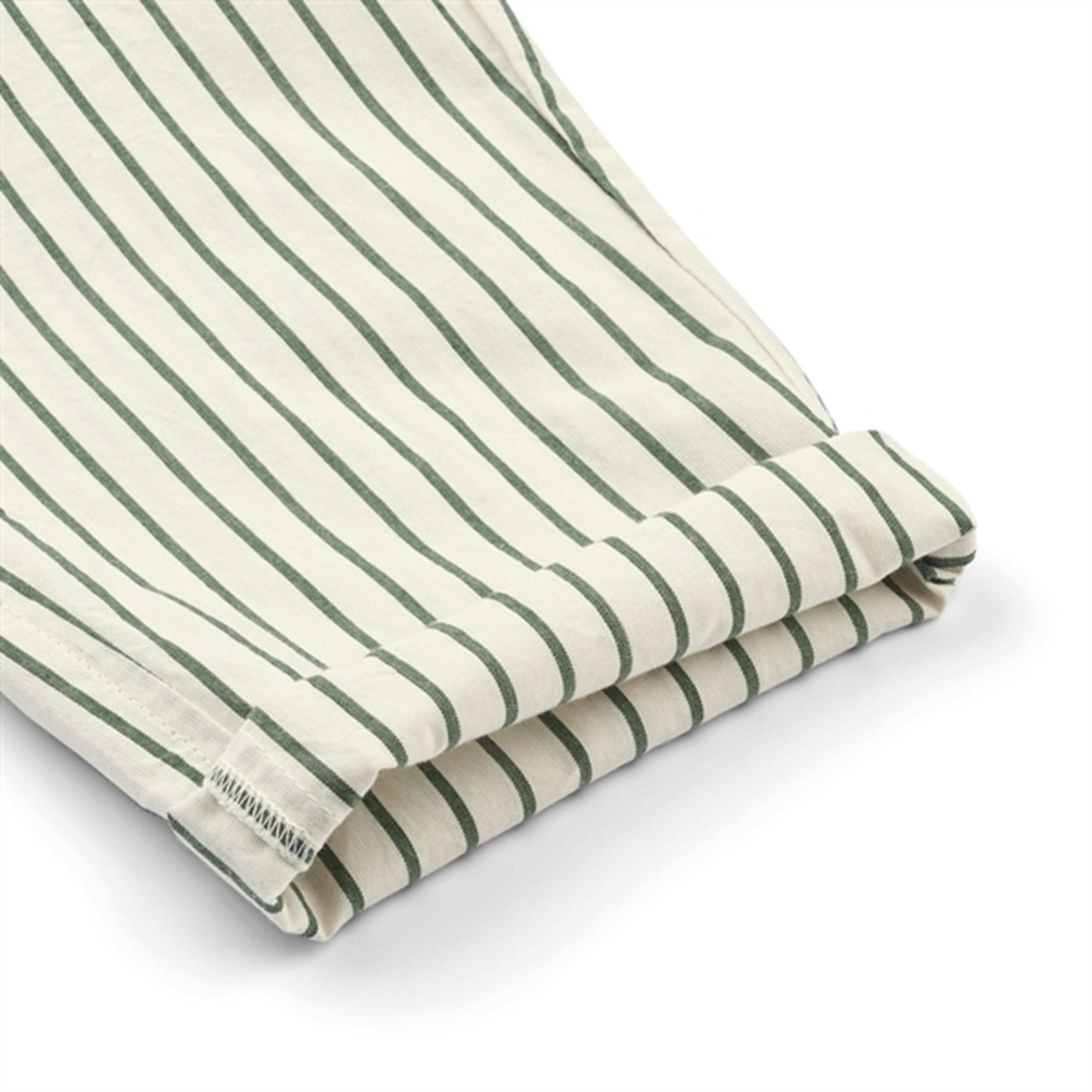 Liewood Orlando Y/D Stripe Poplin Pants Y/D Stripes Garden Green/Creme De La Creme